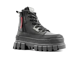 REVOLT BOOT ZIP LEATHER