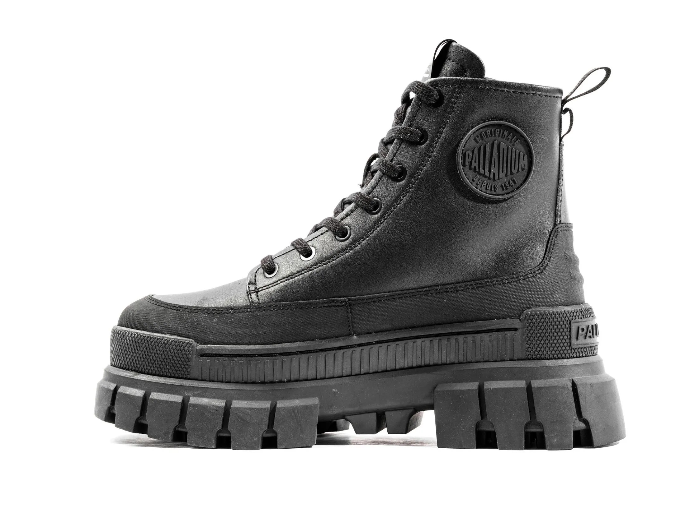 REVOLT BOOT ZIP LEATHER